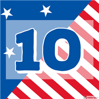10 States & Territories Visited Badge
