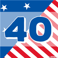 40 States & Territories Visited Badge