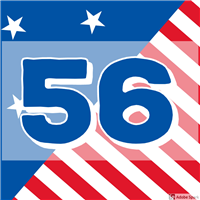 56 States & Territories  Visited Badge