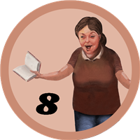 Adult Badge 8 Badge
